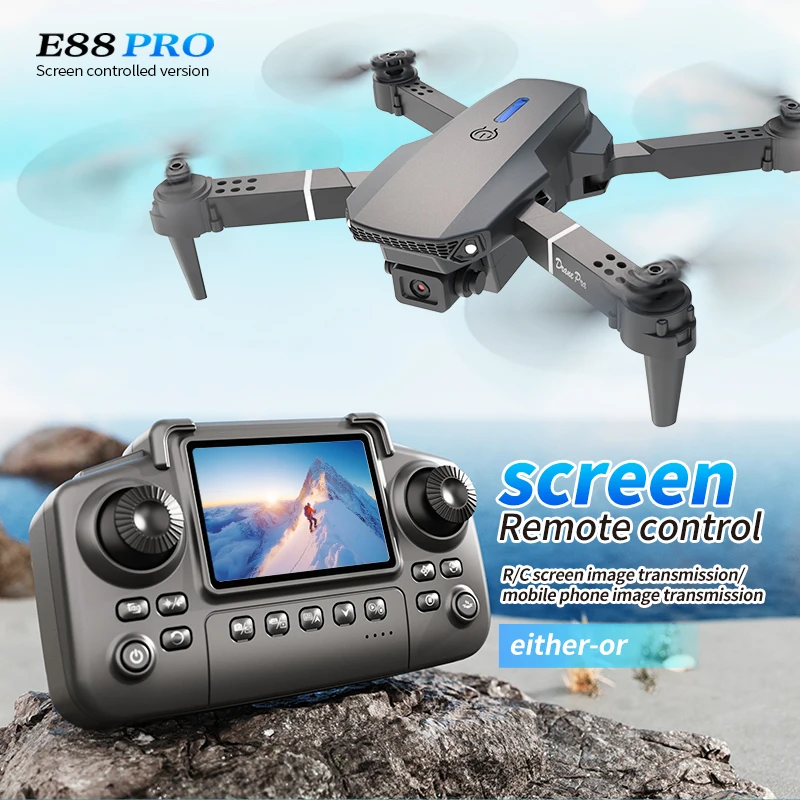 Drone Cinematic - طائرة بدون طيار احترافية E88 PRO