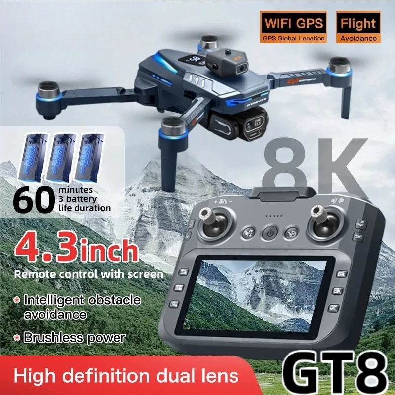 Drone Multispectral - طائرة بدون طيار GT8 الأصلية بدقة