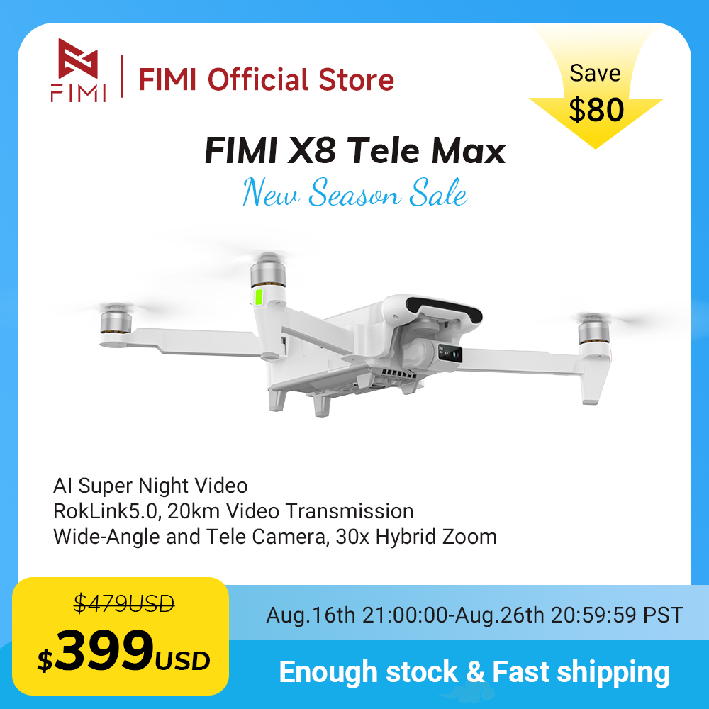 طائرة بدون طيار FIMI X8 Tele M - مراجعة Drone Thermal Imaging وسعره