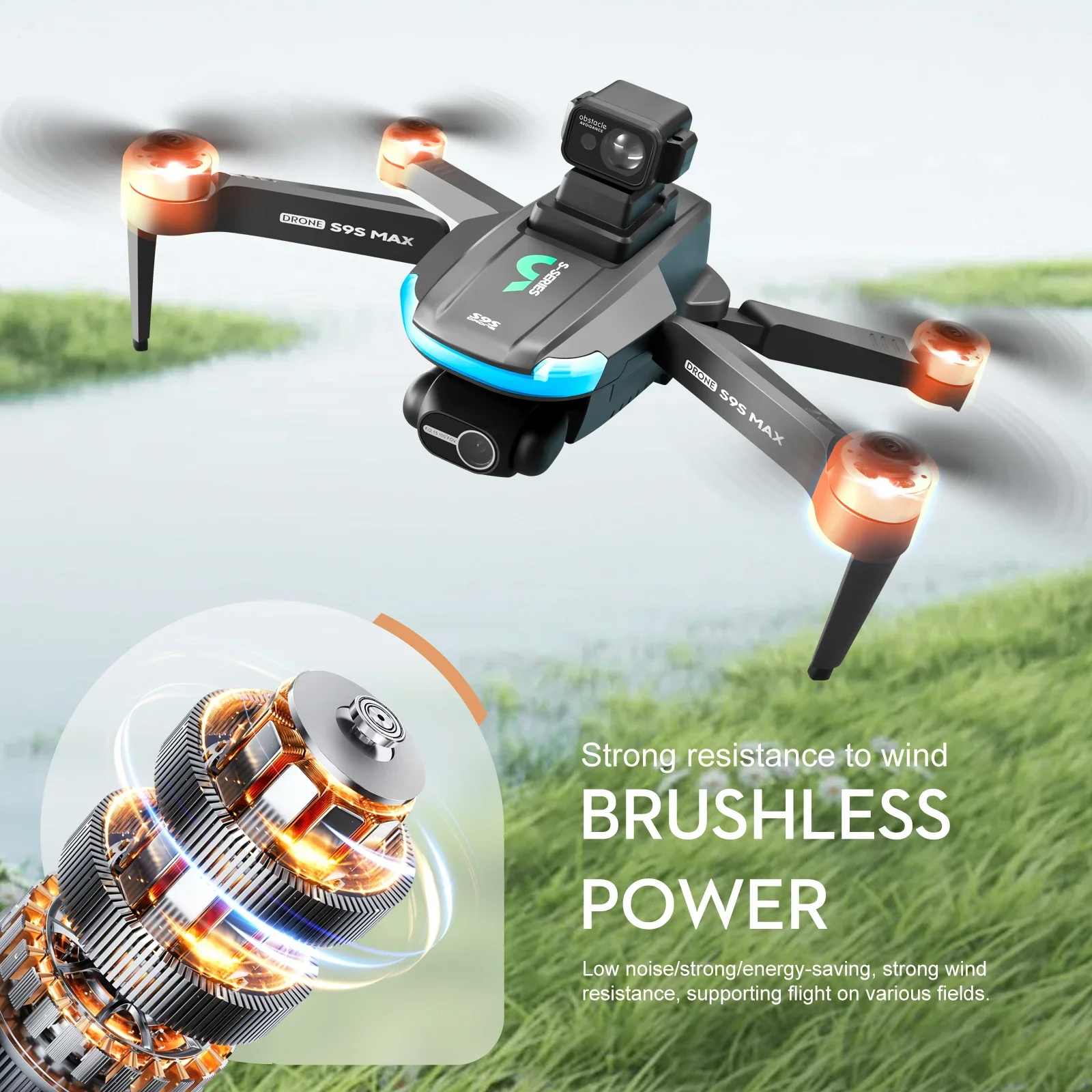 جديد S9S ماكس طائرة صغيرة بدون - مراجعة Drone Cinematic وسعره