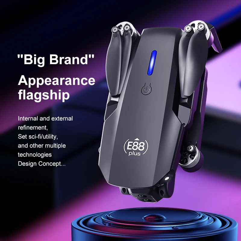 طائرة بدون طيار E88 Plus Quadc - مراجعة Drone Cinematic وسعره