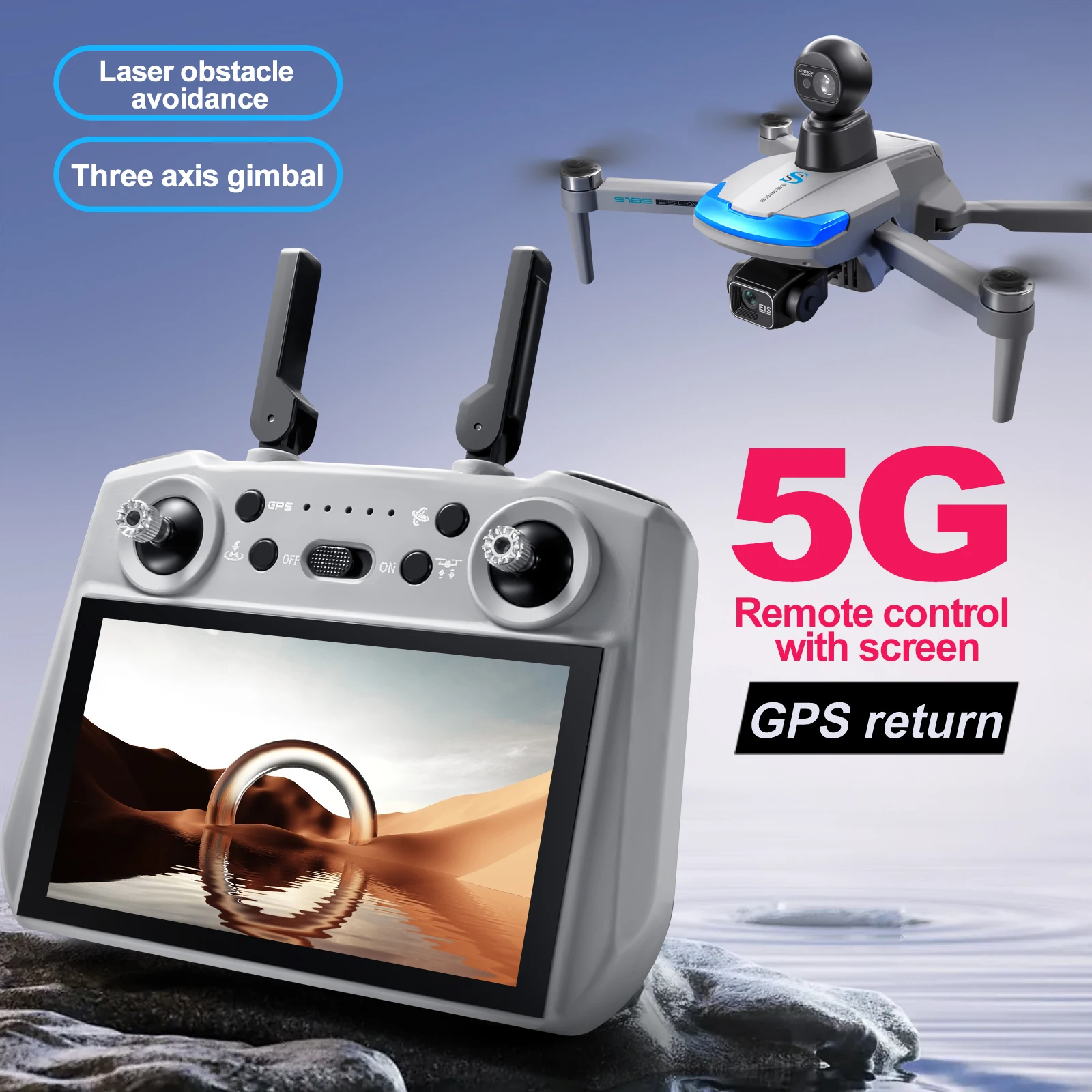 طائرة بدون طيار احترافية S185  - مراجعة Drone Multispectral وسعره