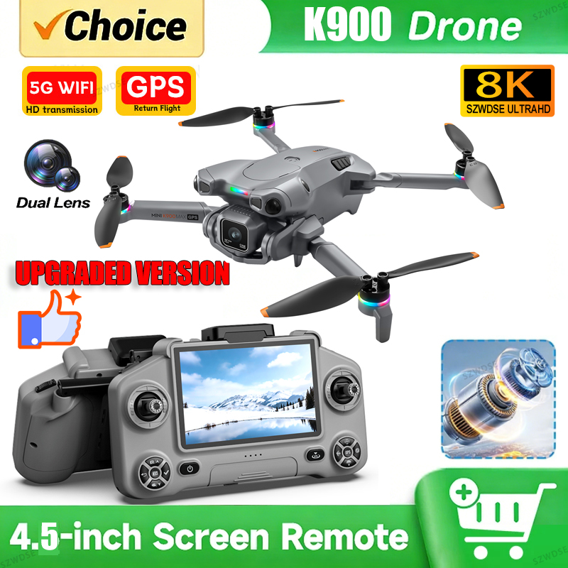 طائرة بدون طيار K900 MAX الجدي - مراجعة Drone Multispectral وسعره