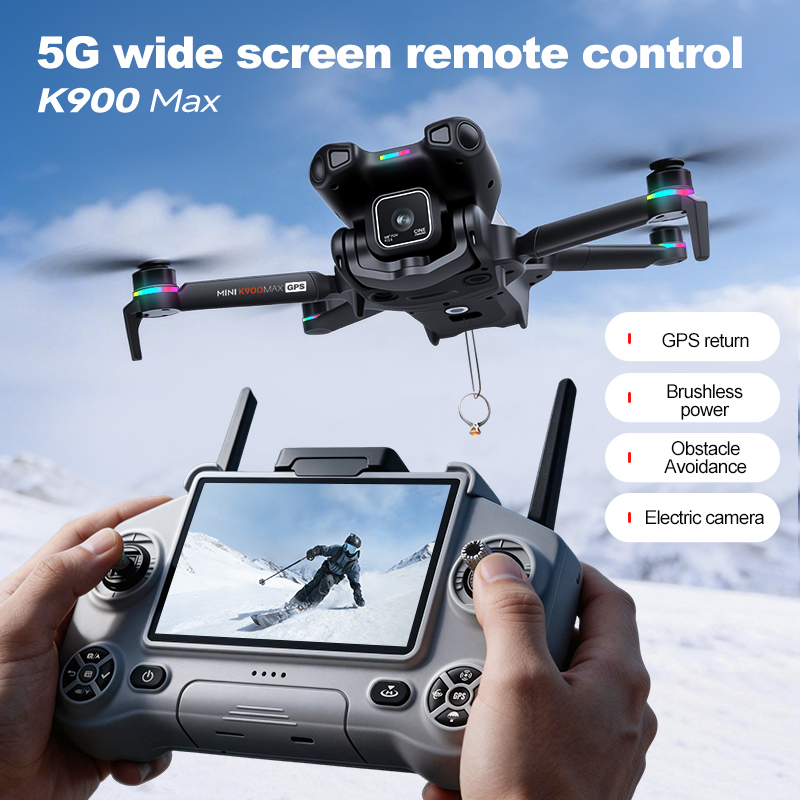 طائرة بدون طيار K900 MAX الجدي - مراجعة Drone Multispectral وسعره