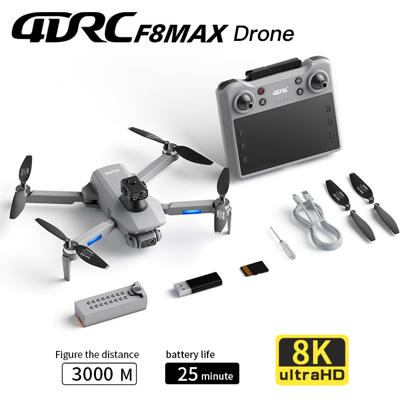 F8 MAX GPS الطائرة بدون طيار ا - مراجعة Drone Cinematic وسعره